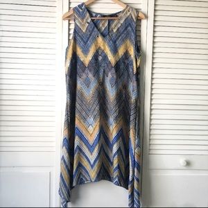 Mlle Gabrielle Asymmetrical Hem Dress